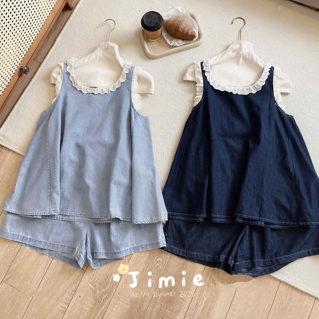 SET BÒ GIẤY 2S VIỀN REN BÈO NỮ SẴN