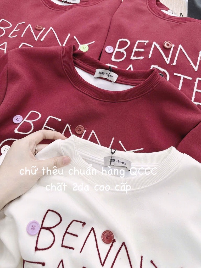 ÁO CARTER DÀI TAY THÊU HẠT MIX CÚC NỮ THU ĐÔNG (SALE 93k)