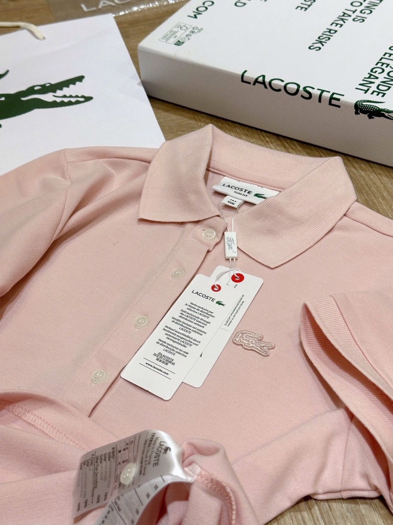 ÁO LACOT HỒNG CÁ SẤU NỮ