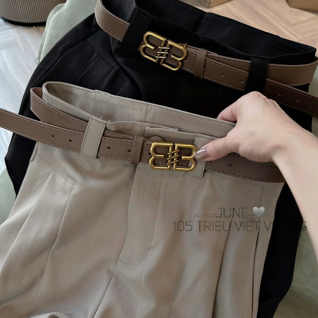 QUẦN ỐNG SUÔNG CHÉO HÀN NỮ