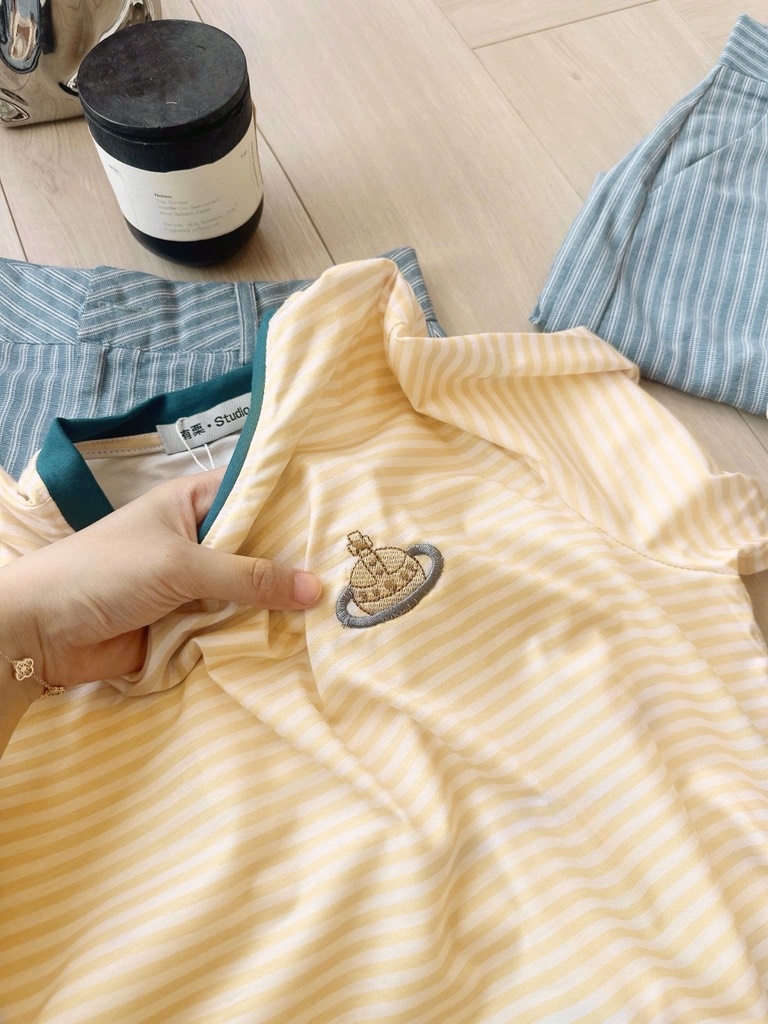 SET BỘ KẺ ÁO PHỐI THÊU NỮ SẴN