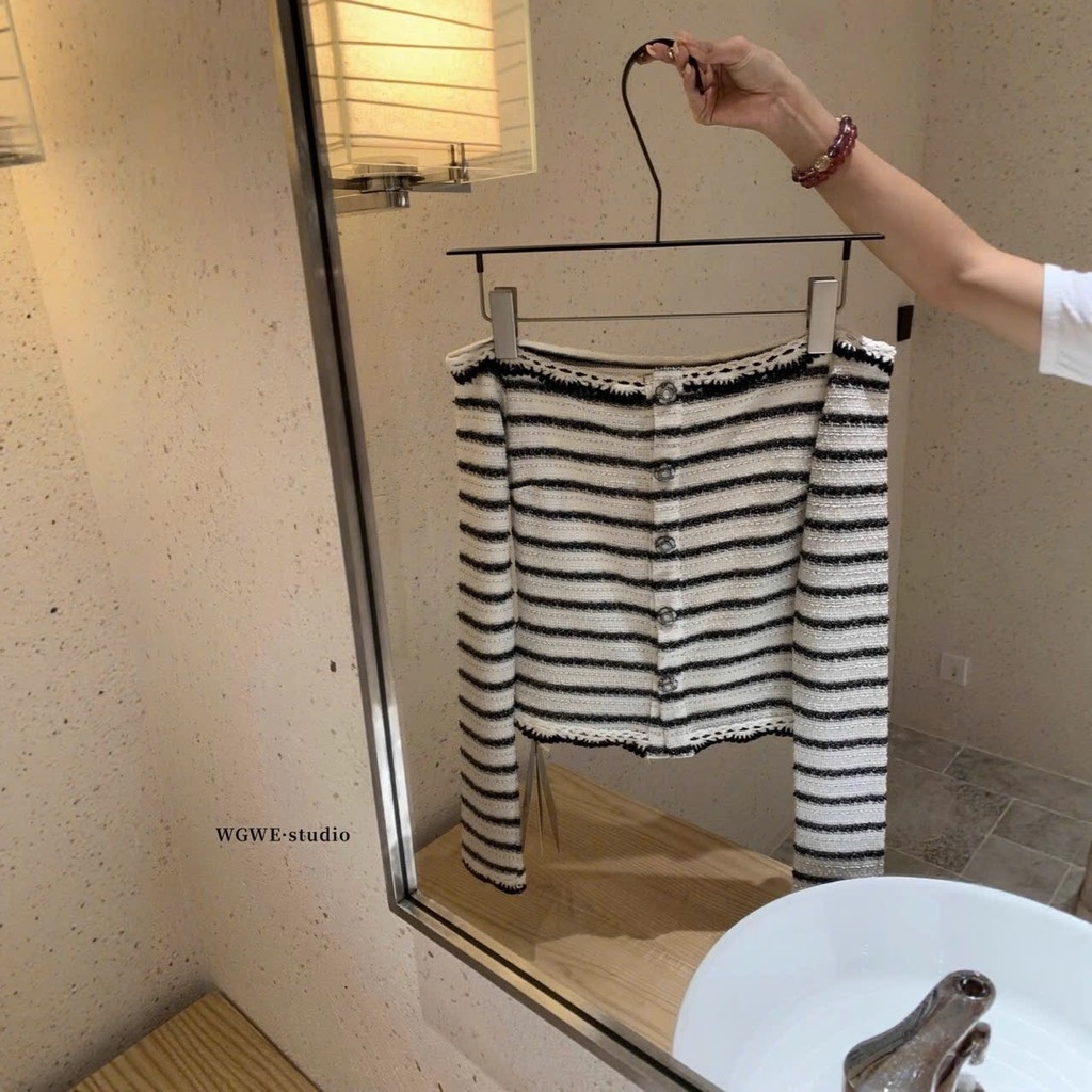 ÁO LEN KẺ TRỄ VAI QC NỮ THU ĐÔNG