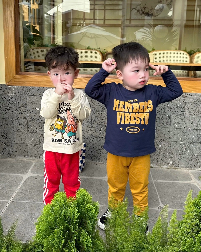 SET 2 BỘ DÀI BỌT BIỂN DÀI TAY BÉ TRAI