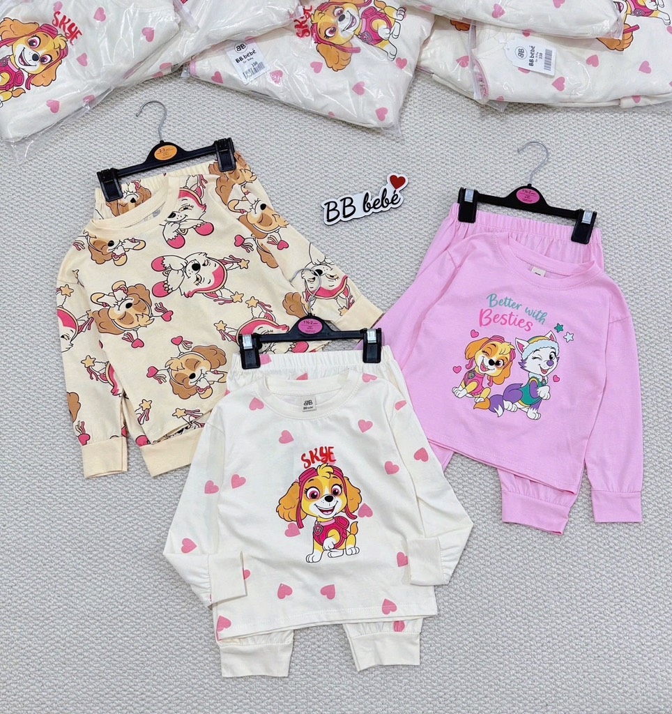 SET 3 BỘ THU ĐÔNG BÉ GÁI IN HÌNH CHÚ CHÓ