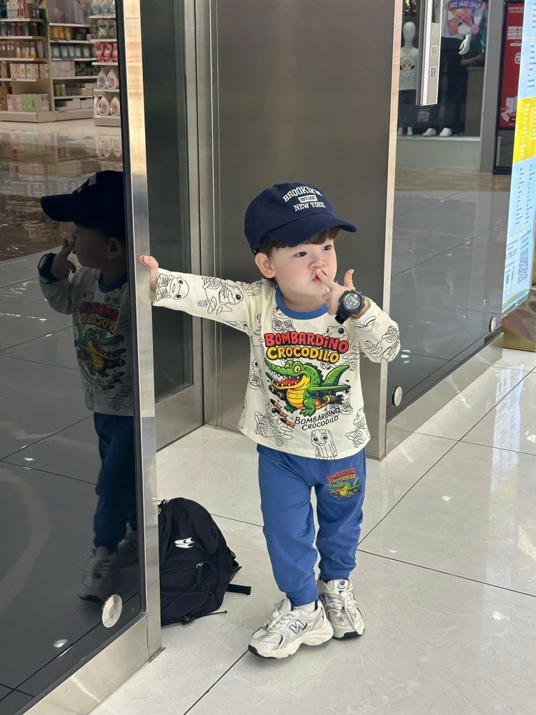 SET 2 BỘ DÀI CÁ SẤU QUẦN DƯƠNG NÂU BÉ TRAI SẴN
