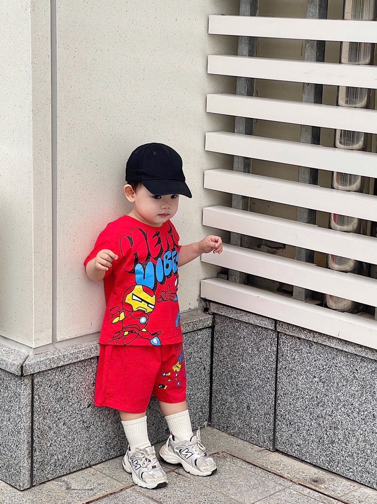 BỘ HERO ĐỎ SIÊU NHÂN NHỆN BÉ TRAI NEW 2025