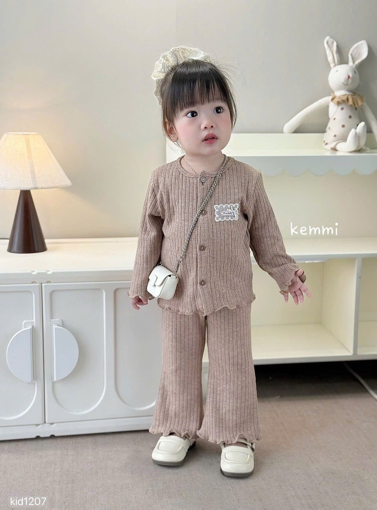 SET BỘ TĂM ĐŨA DÀI QUẦN LOE BÉ GÁI