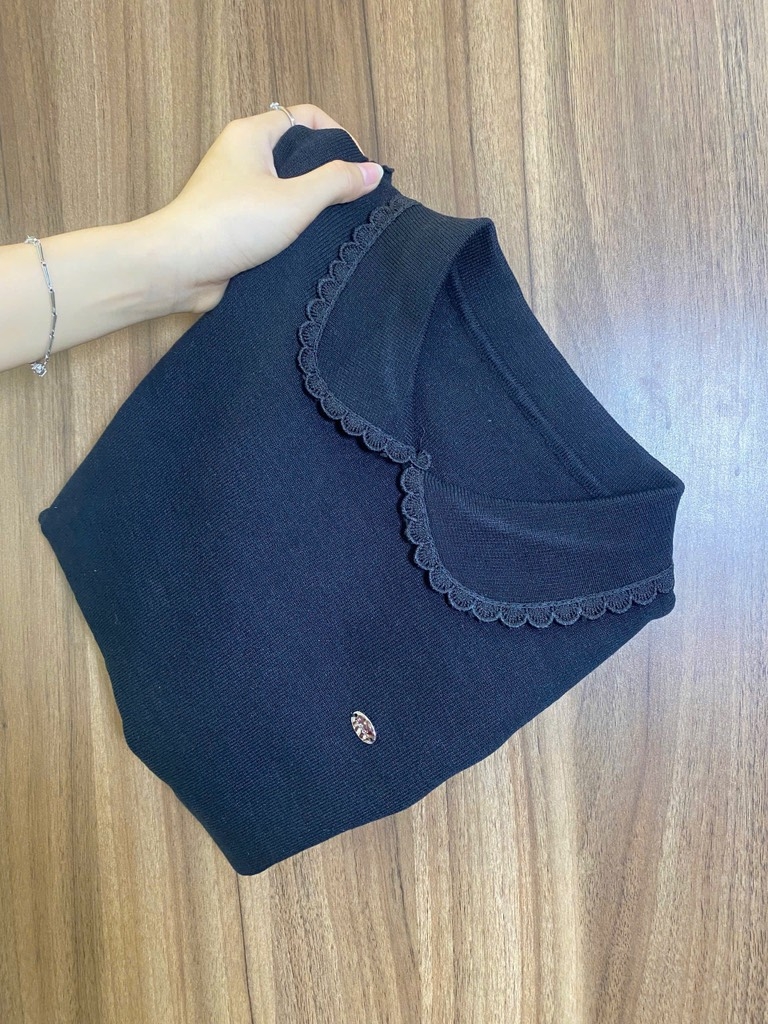 ÁO LEN CỘC CỔ SEN HOT 4 MÀU NỮ SẴN