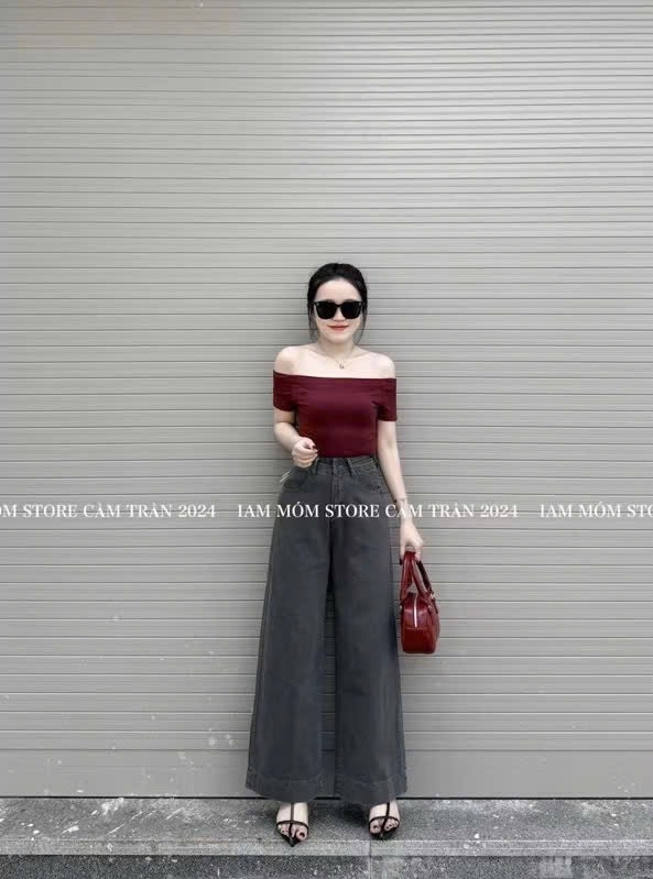 QUẦN JEAN NỮ SUÔNG TRƠN MÀU KHÓI SẴN (SALE 99k)
