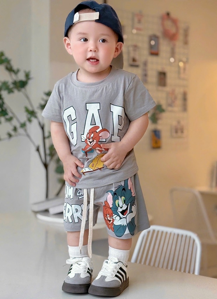 BỘ GAP XÁM MÈO CHUỘT BÉ TRAI