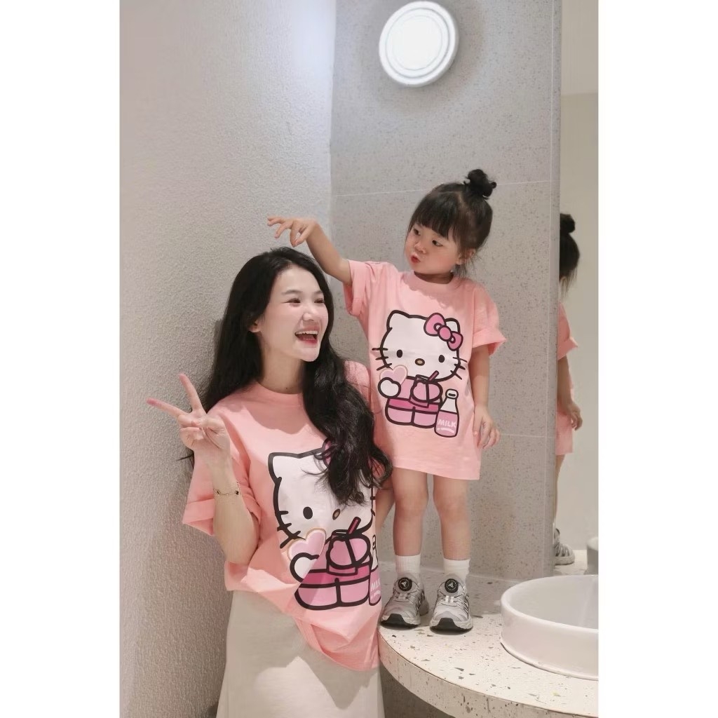 SET ÁO HELLO KITTY KÈM QUẦN BÉ GÁI (SALE 70k)