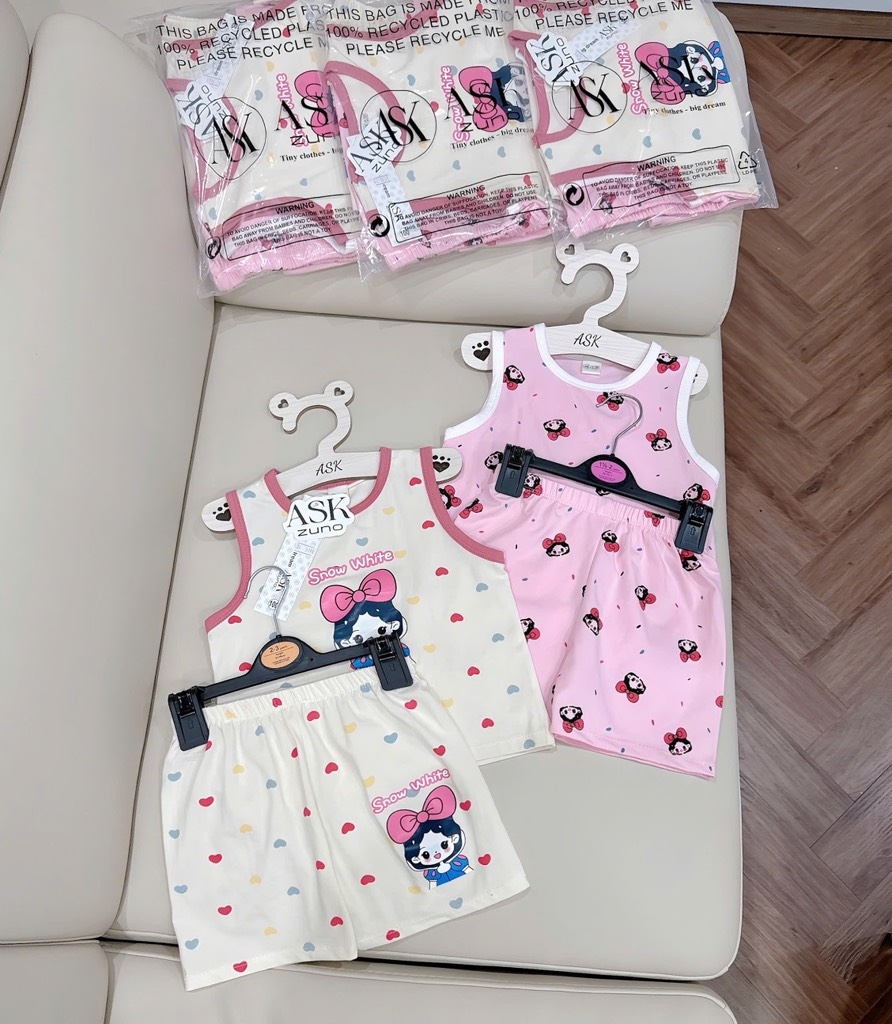 SET 2 BỘ BA LỖ BẠCH TUYẾT BÉ GÁI (XẢ 79k)