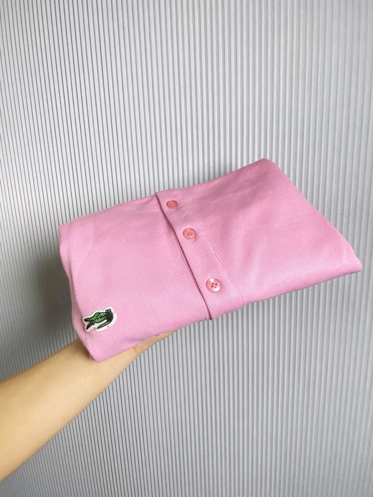 ÁO POLO CÁ XẤU HỒNG CỔ VIỀN NỮ SẴN