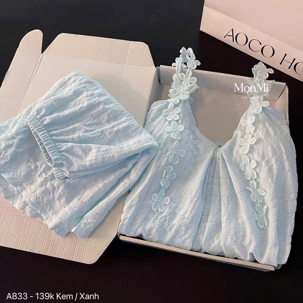 SET CỘC 2 DÂY HOA CHẤT VẢI NỮ SẴN (SALE 89k)