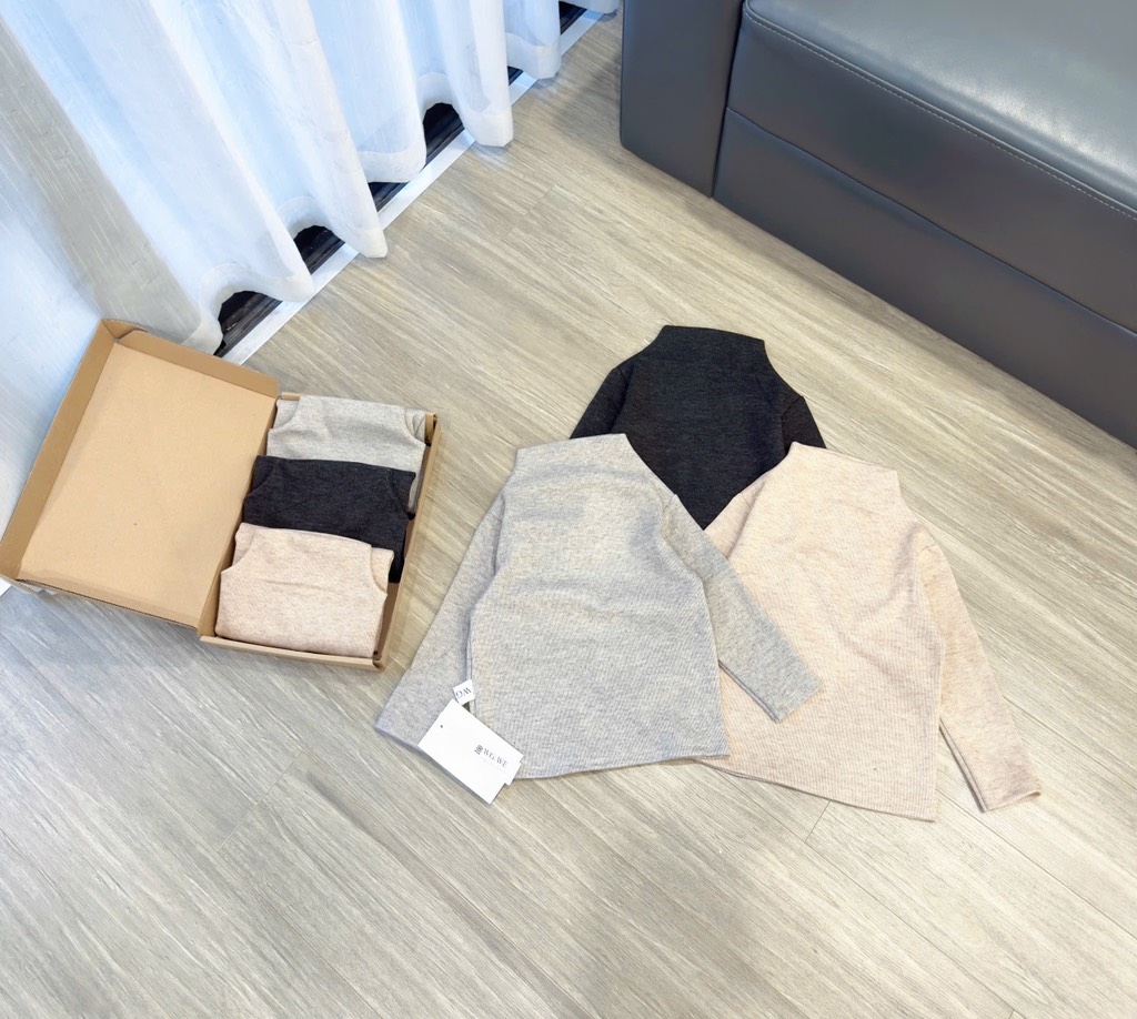 COMBO 3 ÁO DÀI GIỮ NHIỆT ĐEN BE GHI BÉ TRAI