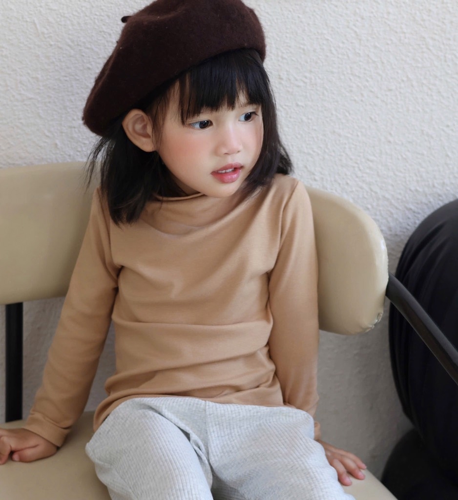ÁO GIỮ NHIỆT CỔ ÔM DÀI TAY BÉ SẴN(SALE 95k)