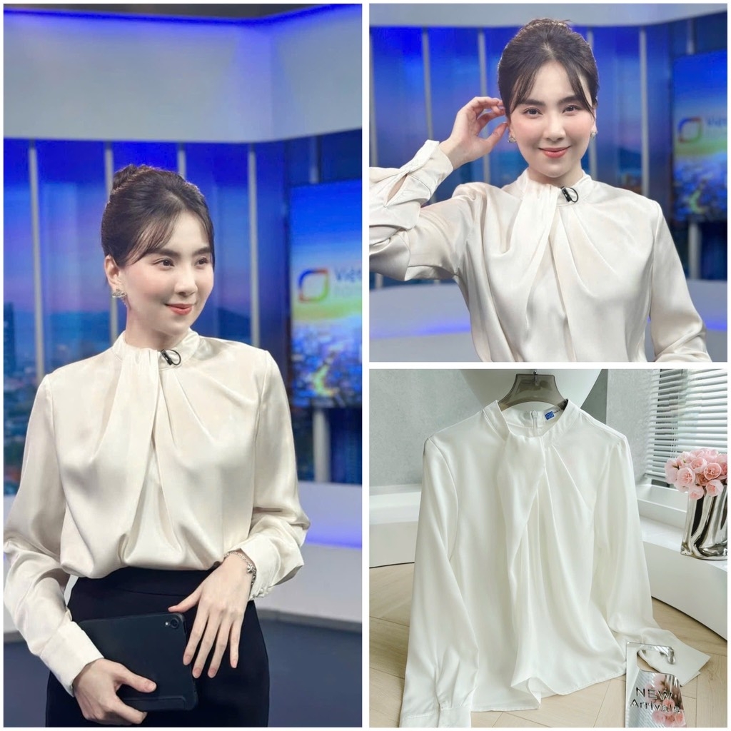ÁO LỤA CỔ CÁCH ĐIỆU – THANH LỊCH NỮ SẴN(XẢ 89k)