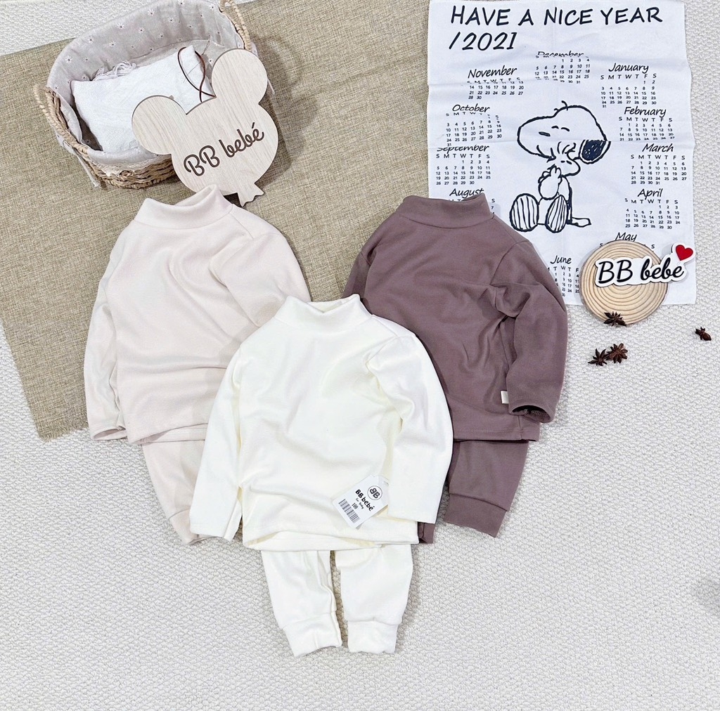 SET 3 BỘ DÀI ZIP LÔNG BÉ TRAI BÉ GÁI