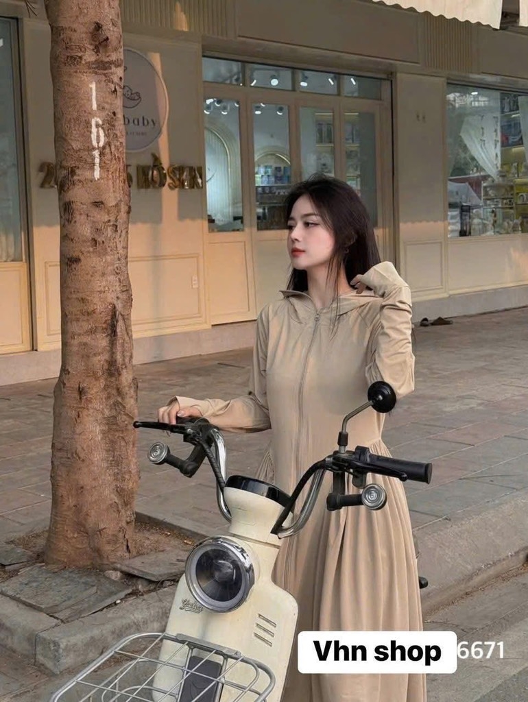 ÁO CHỐNG NẮNG DÁNG DÀI MẪU MỚI NĂM 2025 NỮ SẴN