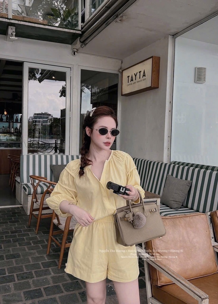 SET BỘ VÀNG PASTEL XINH NỮ SẴN