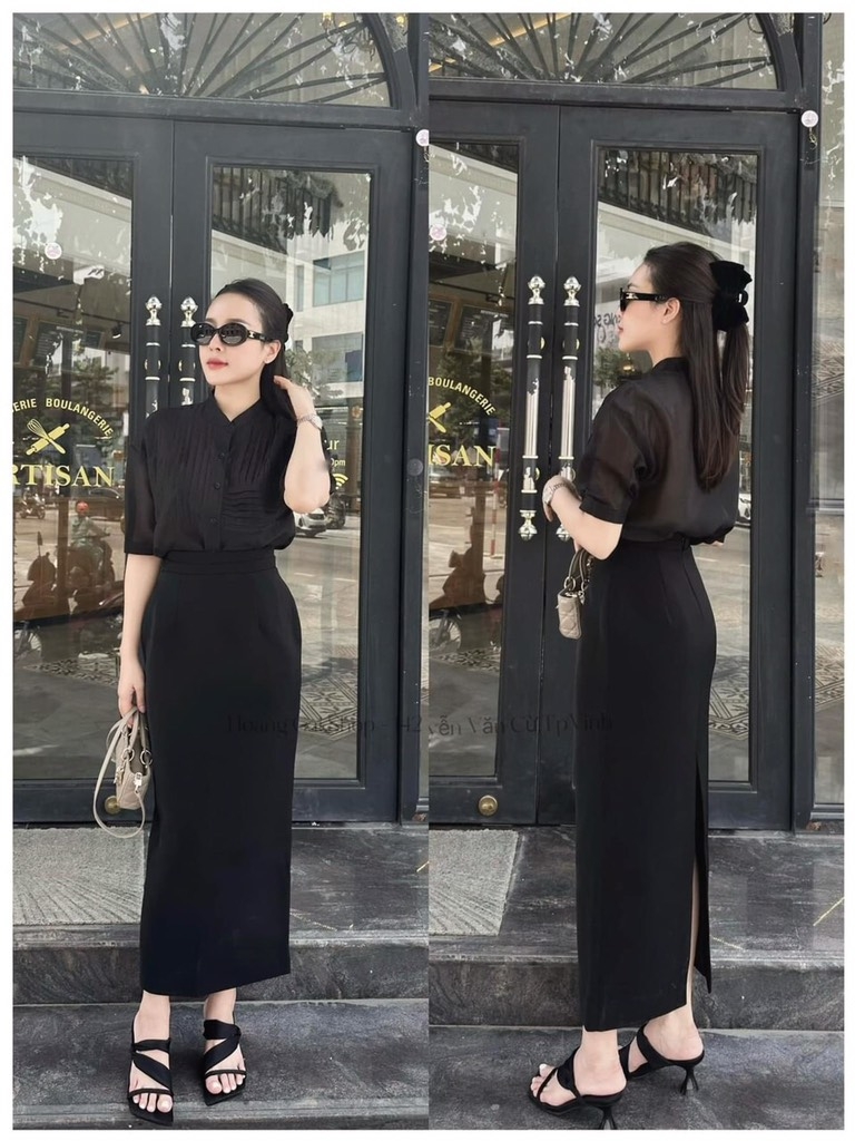 ÁO SƠ MI GU LI CỔ TẦU TAY LỠ NỮ (SẴN TRẮNG)(XẢ 89k)