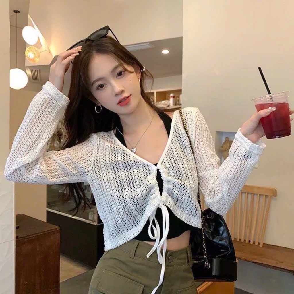 SET ÁO LEN 2 MÓN SẴN- xả 59k
