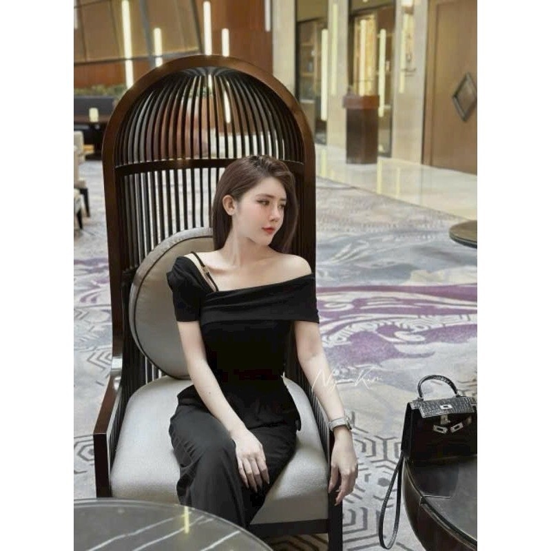 ÁO DÍP LEN NỮ VẠT VAI KÈM TAG MIU MIU THU ĐÔNG SẴN(XẢ 55 k)