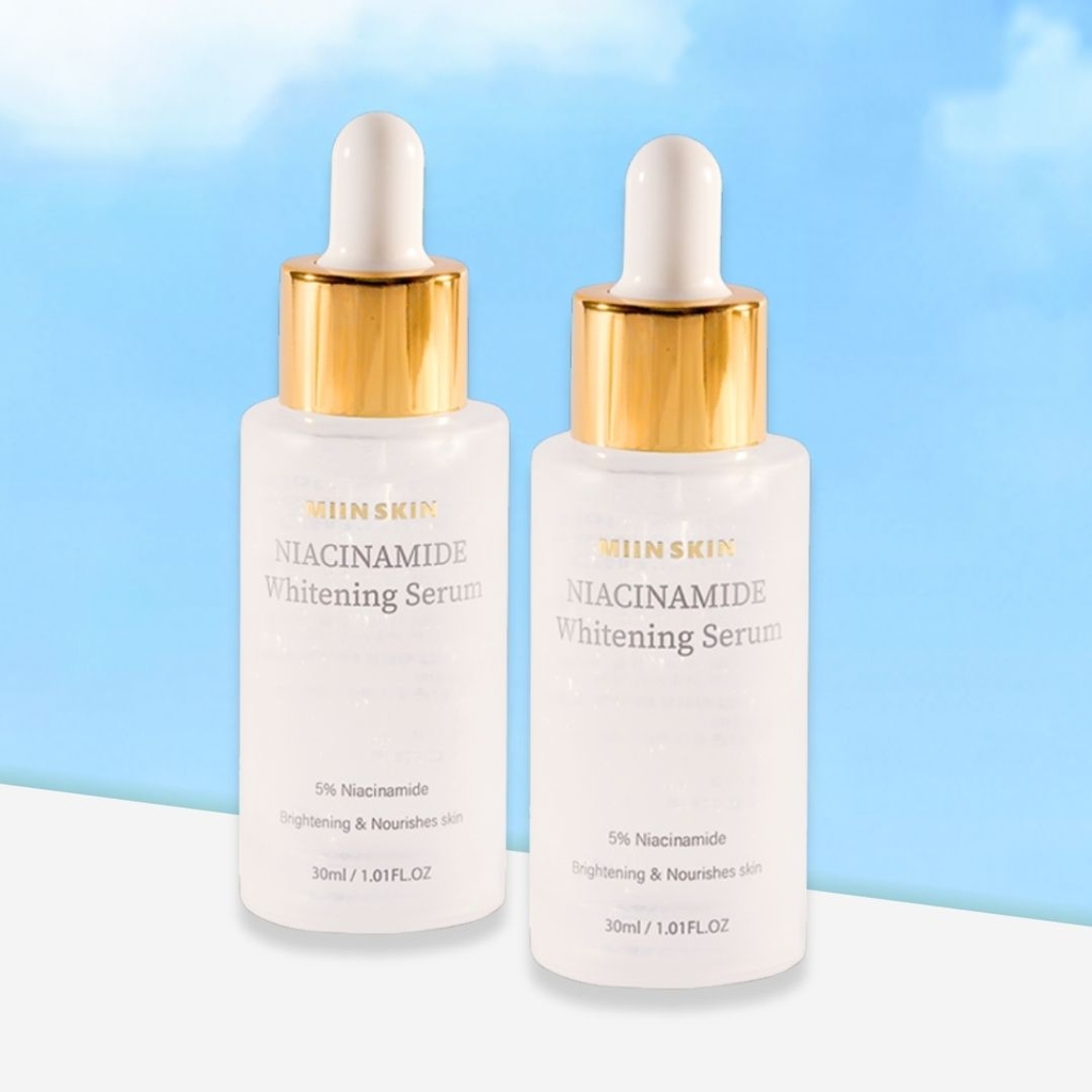 Combo 2 tinh chất dưỡng trắng Miinskin 5% Niacinamide – Serum Hàn Quốc giảm thâm, làm sáng đều màu da