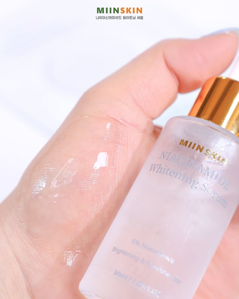Combo 2 tinh chất dưỡng trắng Miinskin 5% Niacinamide – Serum Hàn Quốc giảm thâm, làm sáng đều màu da