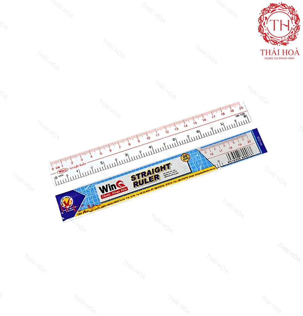 Thước Thiên Long 20cm Chuẩn Chính Xác – Dụng Cụ Cần Thiết Cho Phun Xăm Thẩm Mỹ
