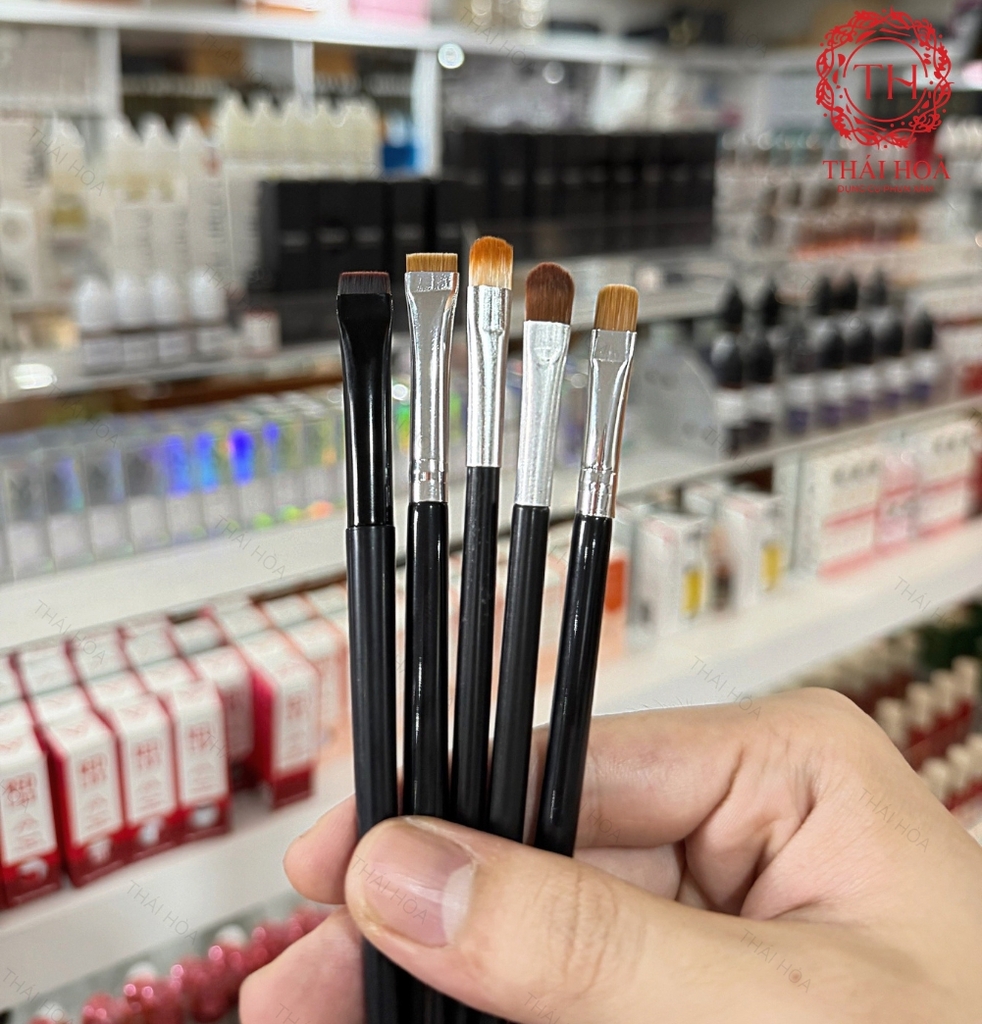 CỌ TÉM CHUYÊN NGHIỆP ĐẦU NGANG – ĐẦU TRÒN | CỌ TÉM CHUẨN KỸ THUẬT PHUN XĂM & MAKEUP