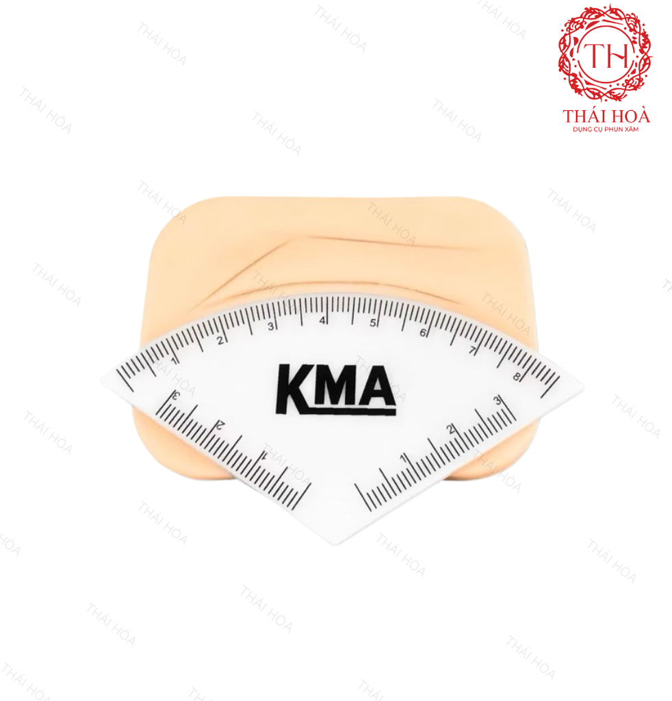 Thước Kẻ Dáng Mày KMA - Thước Vẽ Chân Mày Tiện Lợi