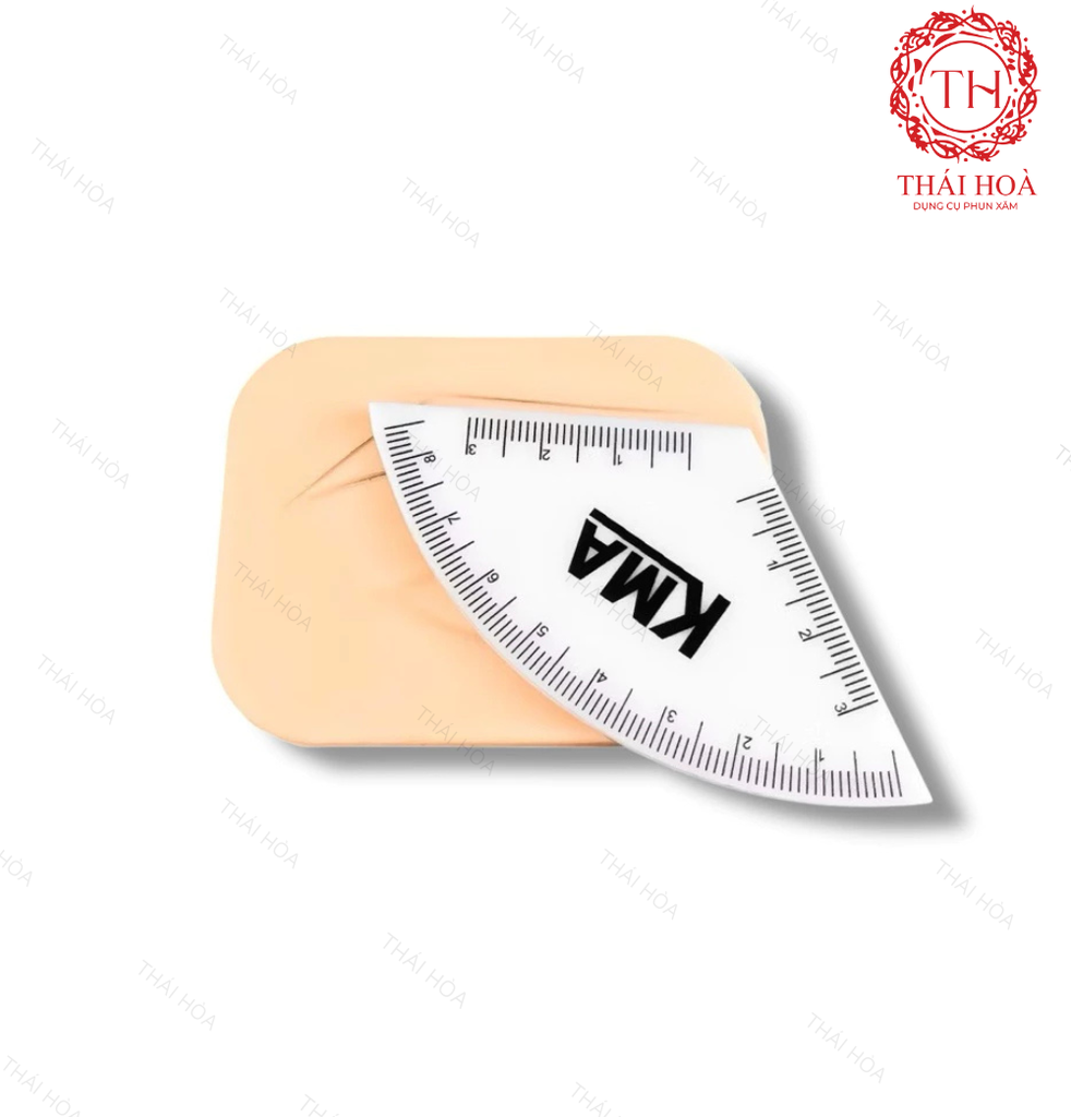 Thước Kẻ Dáng Mày KMA - Thước Vẽ Chân Mày Tiện Lợi