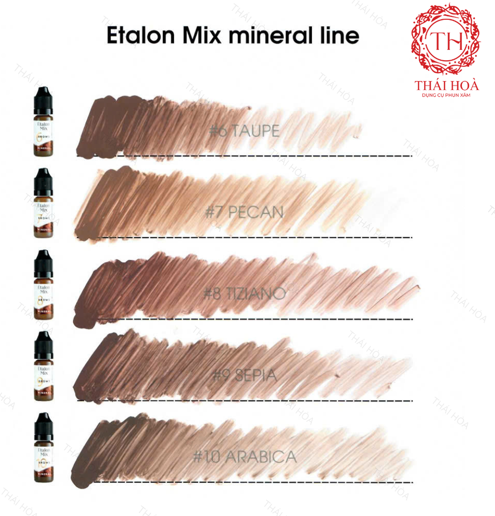Mực Phun Xăm Etalon Mix - Mực Phun Xăm Chính Hãng Nga