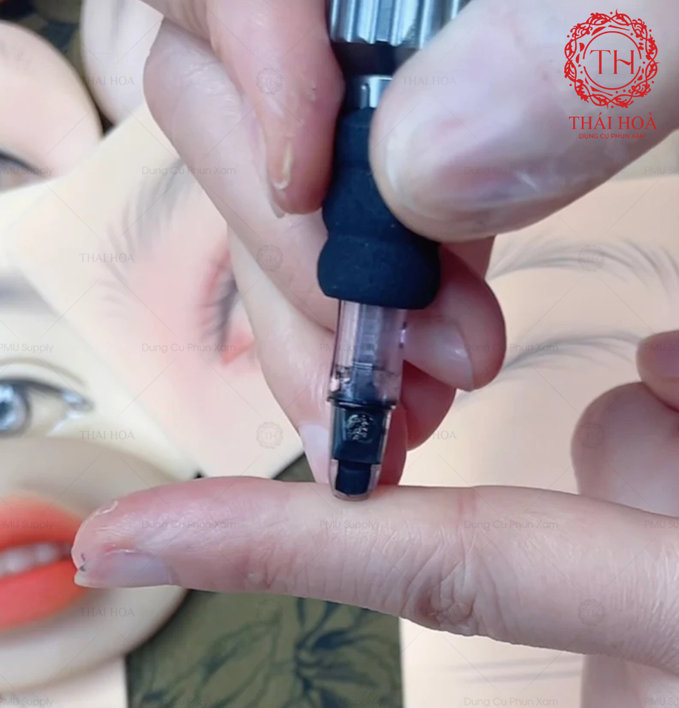 Máy Phun Xăm XF MODEL SY 2 Đầu Dùng Được Cho Kim Hàng Ngang U14 Và Kim Pen