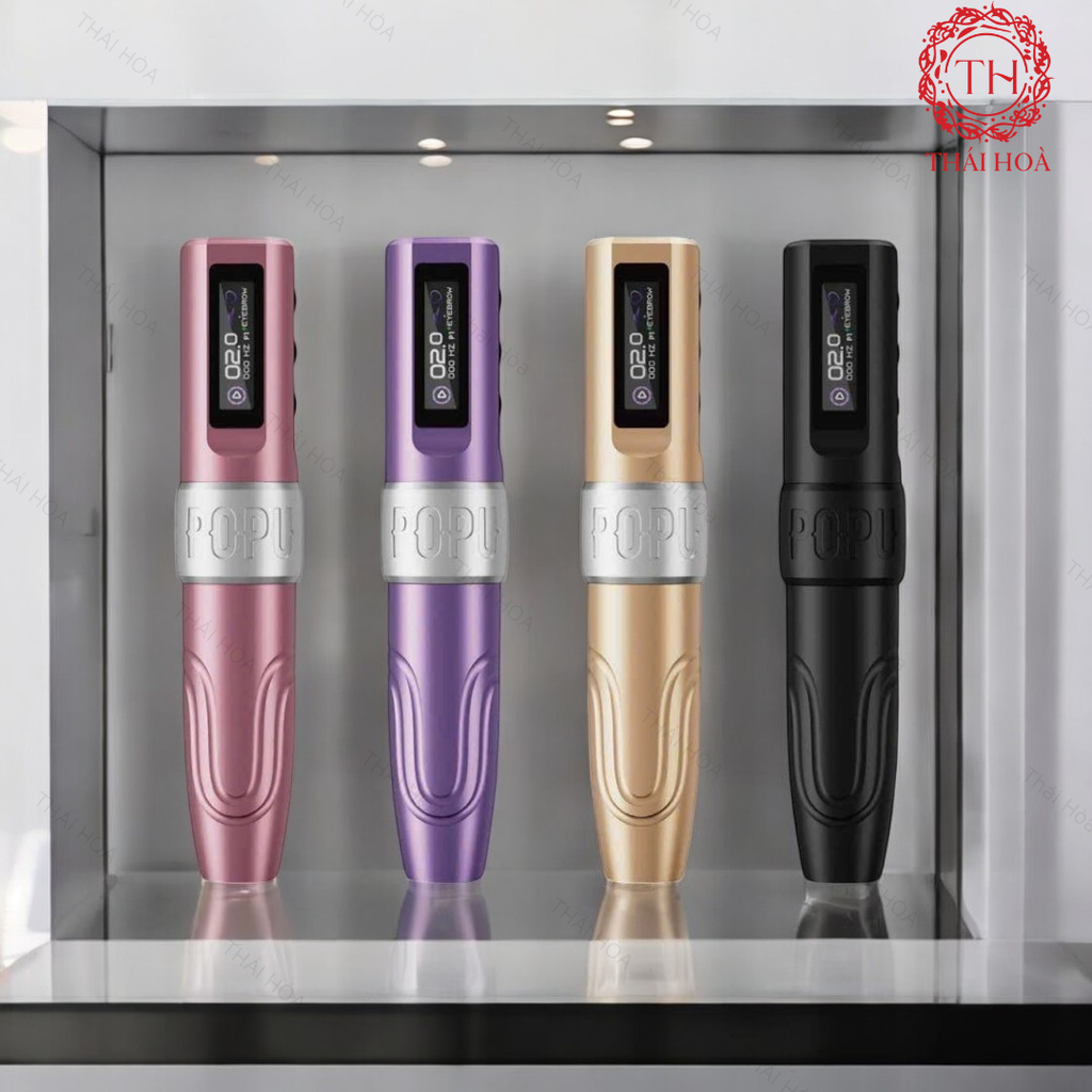 Máy Pen Popu Chính Hãng - Máy Pen Tích Điện Phun Xăm