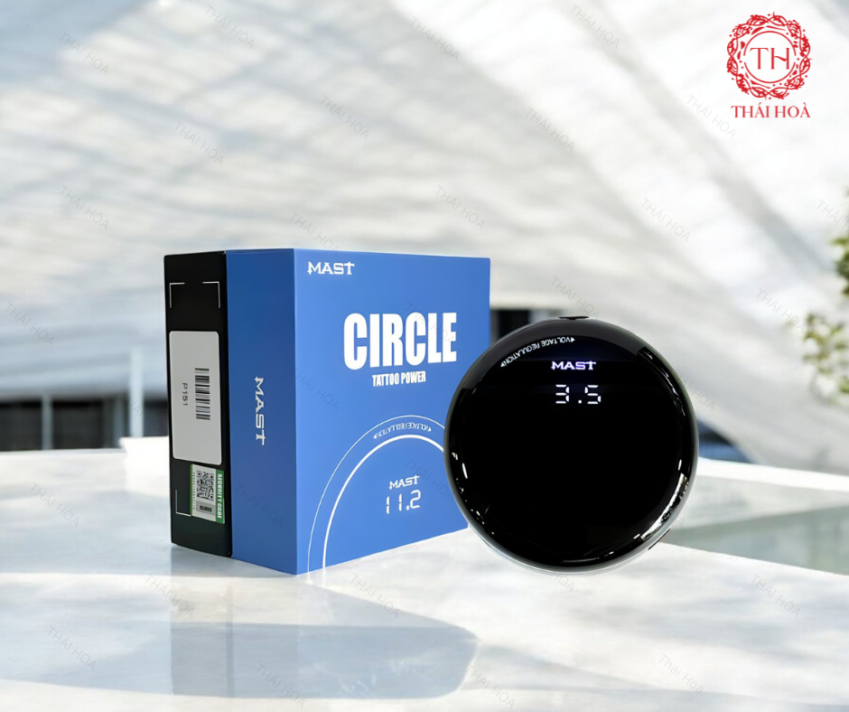 Nguồn Biến Áp Phun Xăm Mast Circle - Nhỏ Gọn,Ổn Định Điện,Chạy Êm,Phù Hợp Mọi Dòng Máy Pen