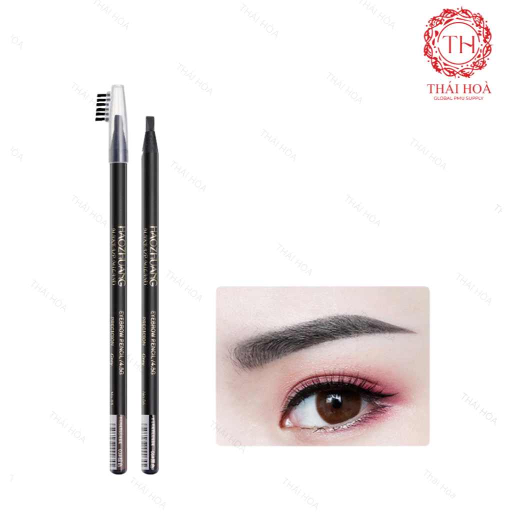 Chì Đá Haozhuang Chính Hãng - Chì Vẽ Chân Mày Dùng Cho Phun Xăm, Makeup