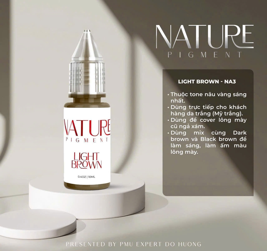 Mực Nature Brows Chuẩn Master Đỗ Hương - Mực Phun Xăm Lông Mày Chất Lượng