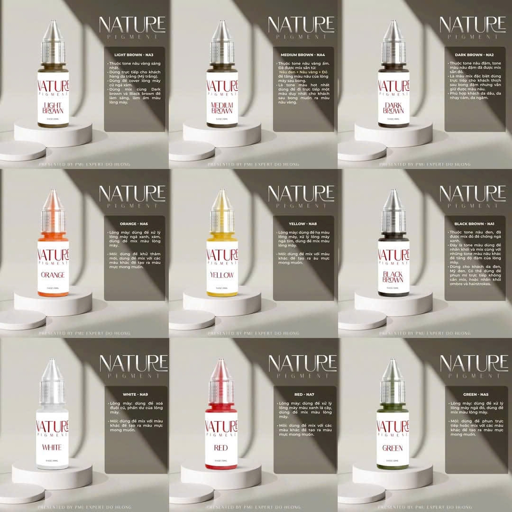 Mực Nature Brows Chuẩn Master Đỗ Hương - Mực Phun Xăm Lông Mày Chất Lượng