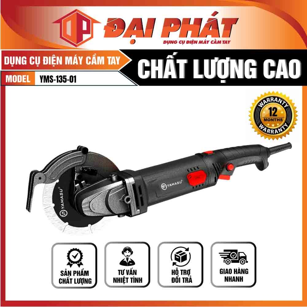 MÁY CẮT TƯỜNG 1 LƯỠI YAMASU CÔNG SUẤT 1800W YMS-135-1