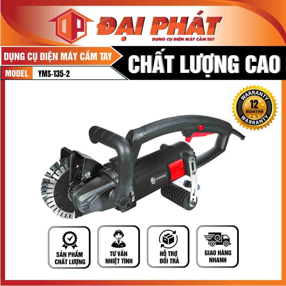 MÁY CẮT TƯỜNG 2 LƯỠI YAMASU CÔNG SUẤT 2000W YMS-135-2