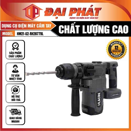 MÁY KHOAN ĐỤC BÊ TÔNG PIN ĐA CHỨC NĂNG HUKAN HM21-G2-RH2877BL