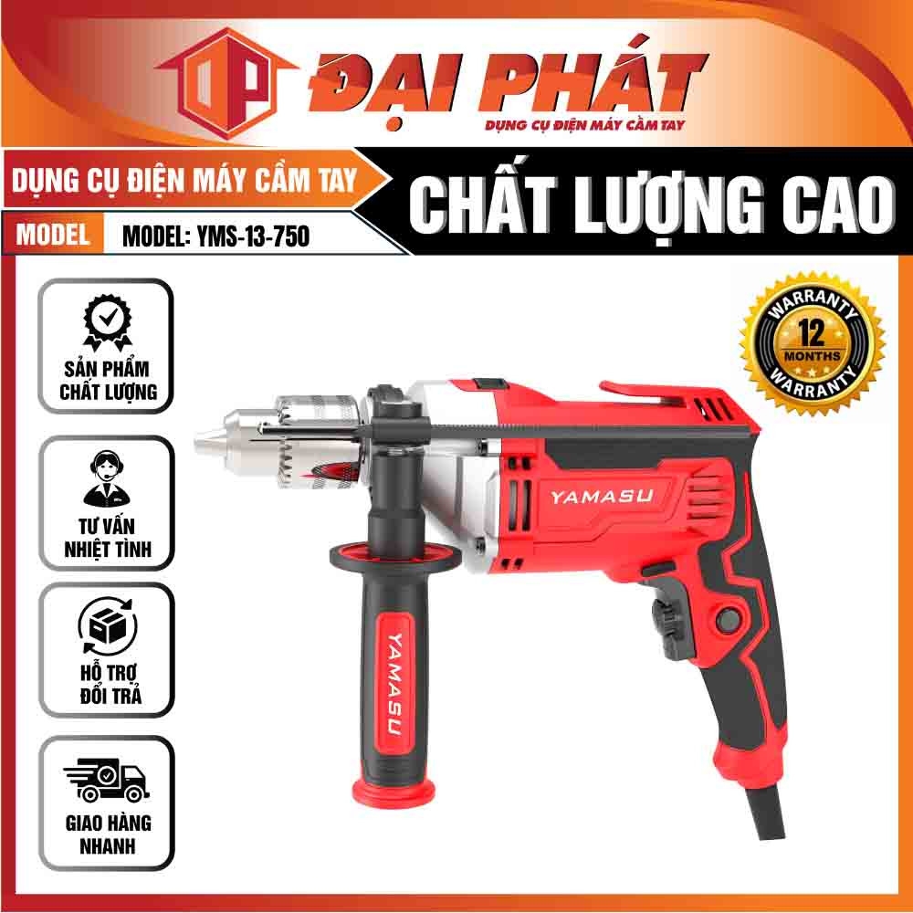 MÁY KHOAN CẦM TAY BẮT VÍT CÔNG SUẤT 750W YAMASU YMS - 13-750