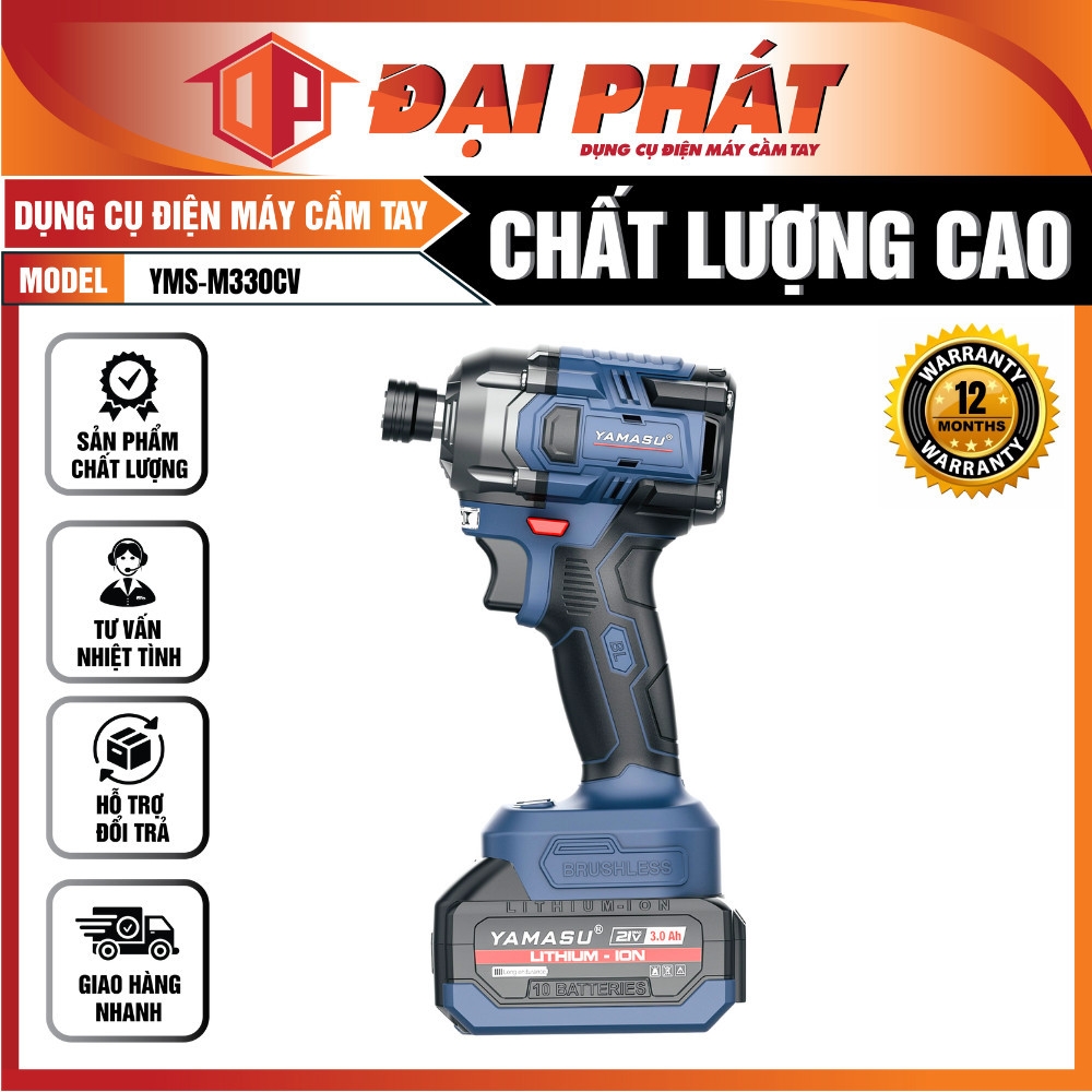 MÁY KHOAN PIN CHUYÊN VÍT ĐỘNG LỰC PIN 21V YAMASU YMS-M330CV