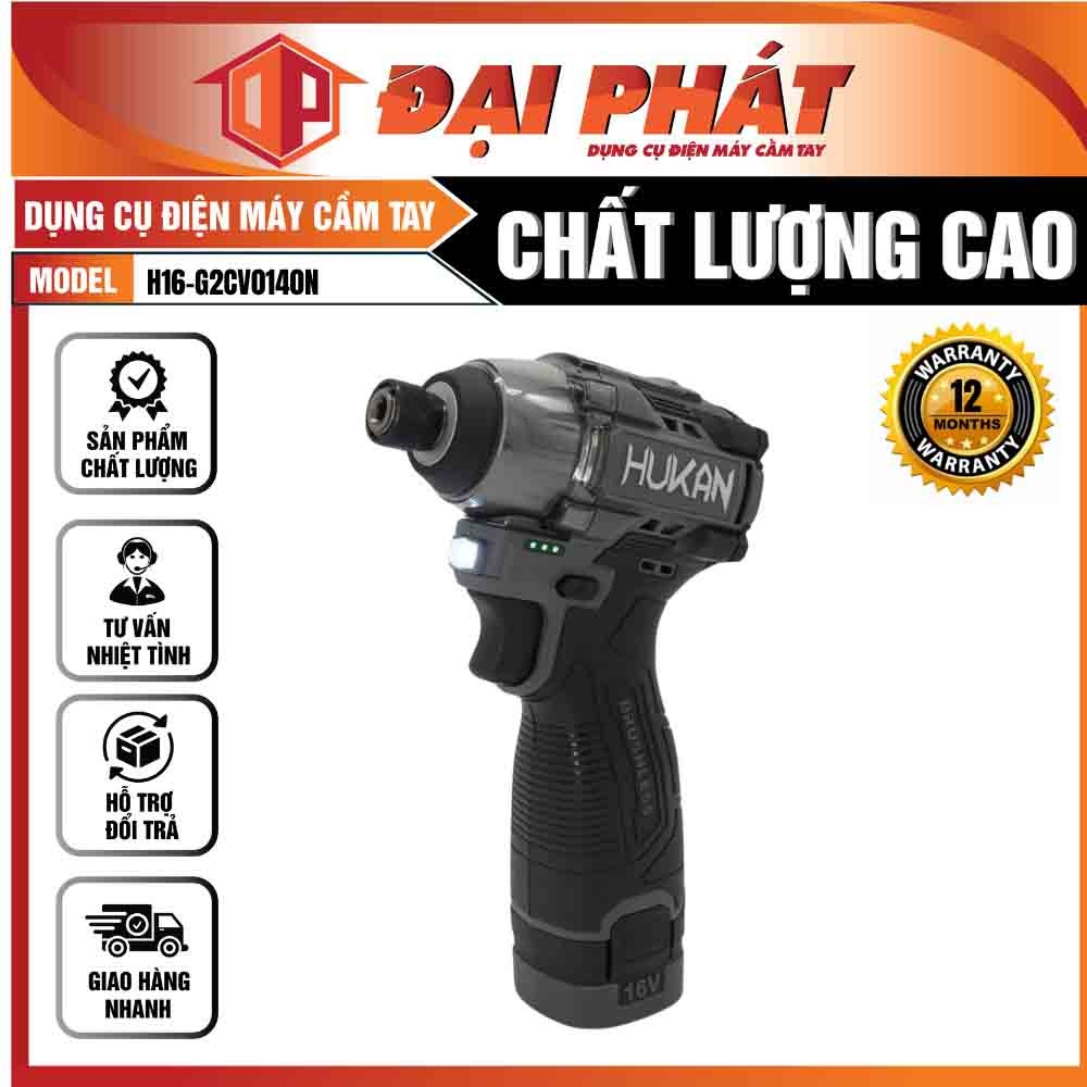 MÁY KHOAN PIN 16V CHUYÊN VÍT HUKAN H16-G2CV0140N
