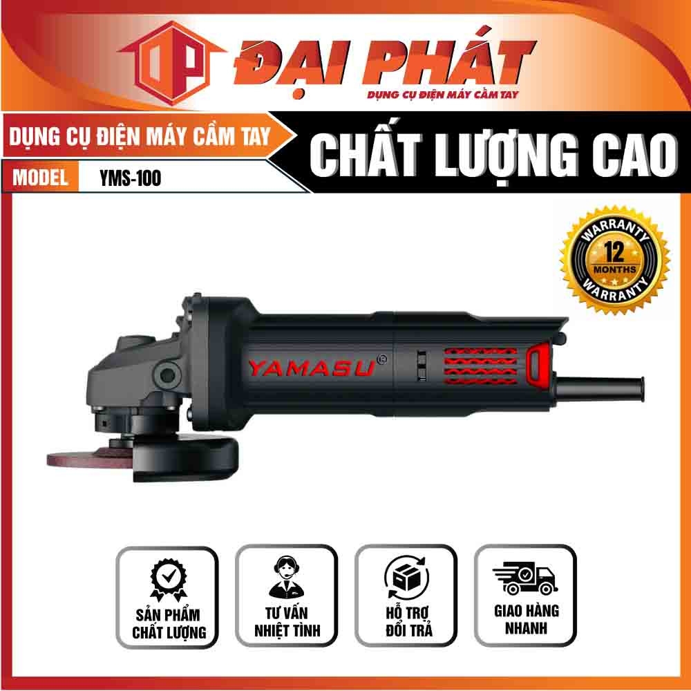 MÁY MÀI CẦM TAY CÔNG TẮC ĐUÔI CÔNG SUẤT 900W YAMASU YMS-100 (MÀI GÓC)