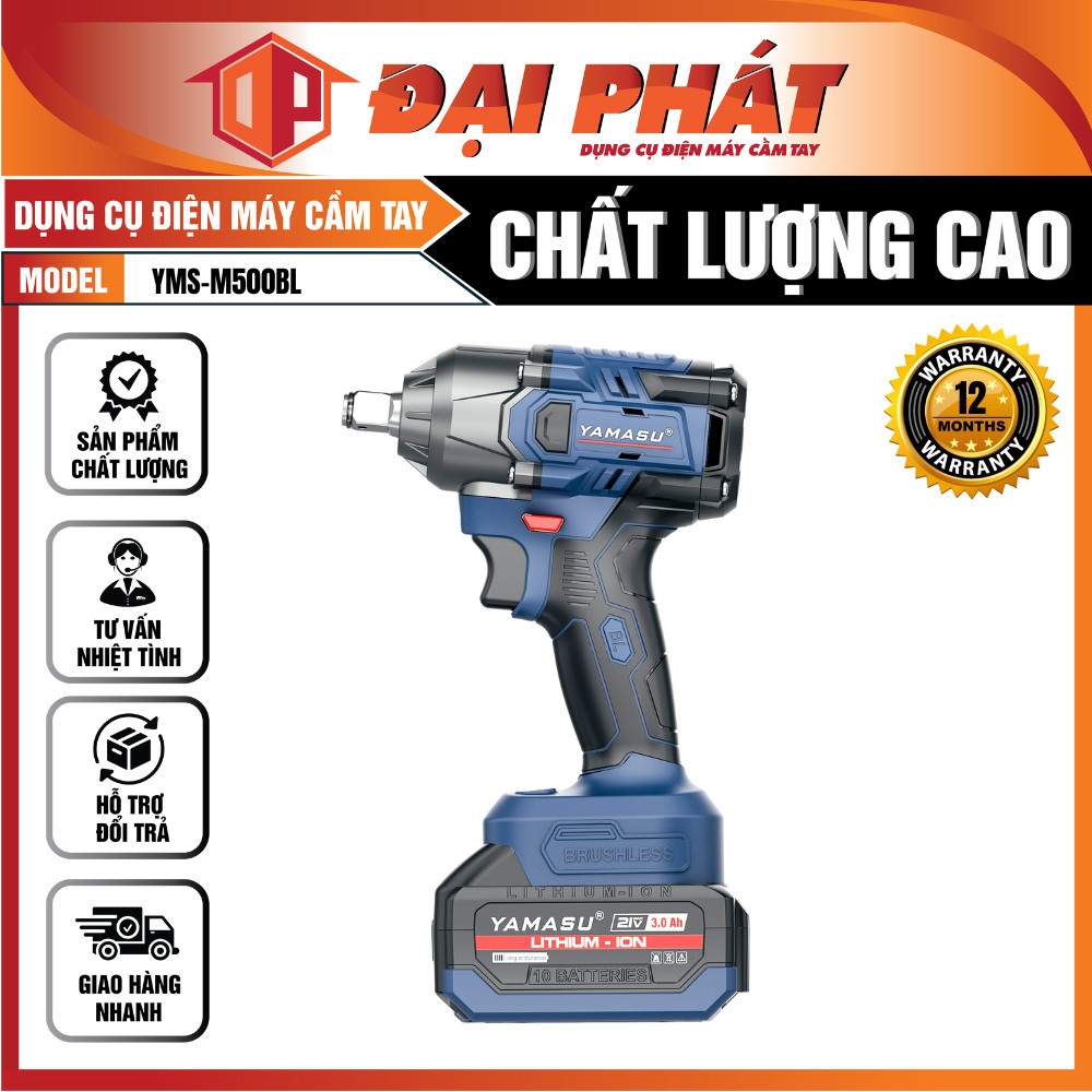 MÁY SIẾT BU LÔNG ĐỘNG LỰC PIN 21V YAMASU YMS-M500BL