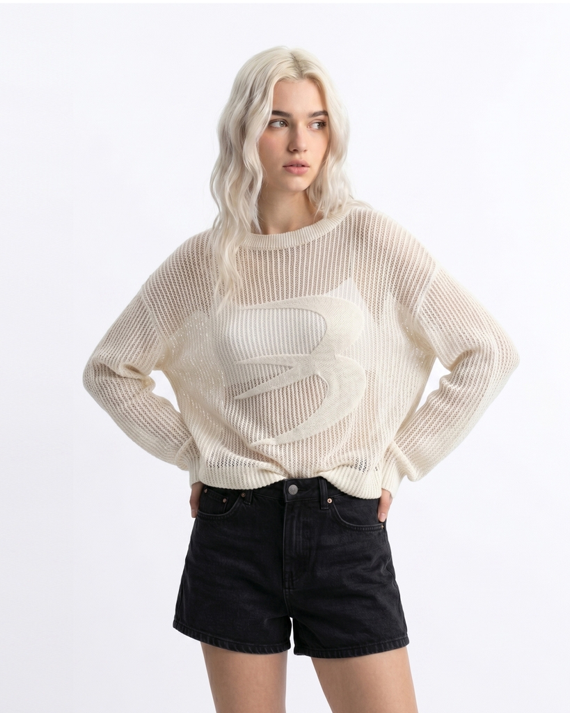 Áo Lưới Knit Waffle