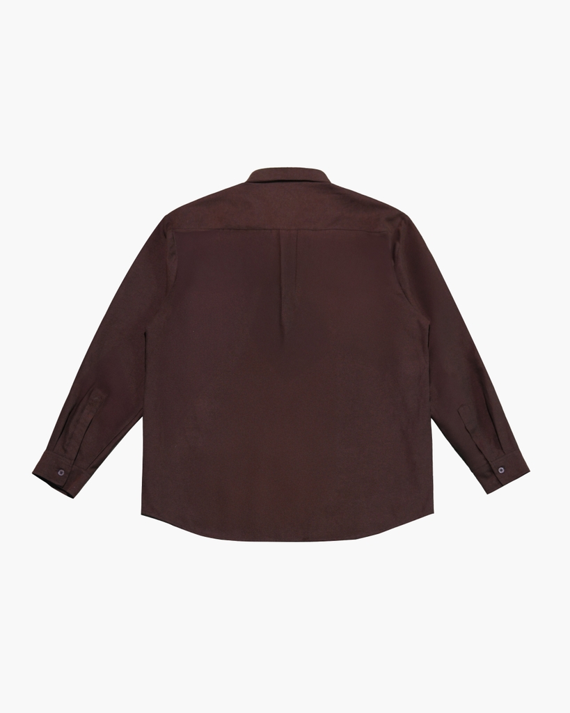 Áo sơ mi tay dài Oxford Choco Signature